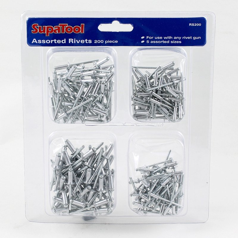 RS200 200 PC ASSTD RIVETS | Middlewich