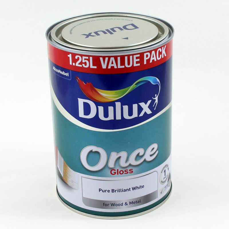 1 25ltr Dulux Once Gloss Pbw Middlewich