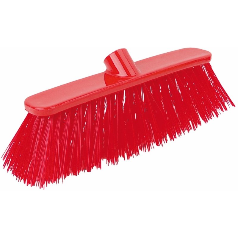 RED DELUXE BROOM STIFF | Middlewich